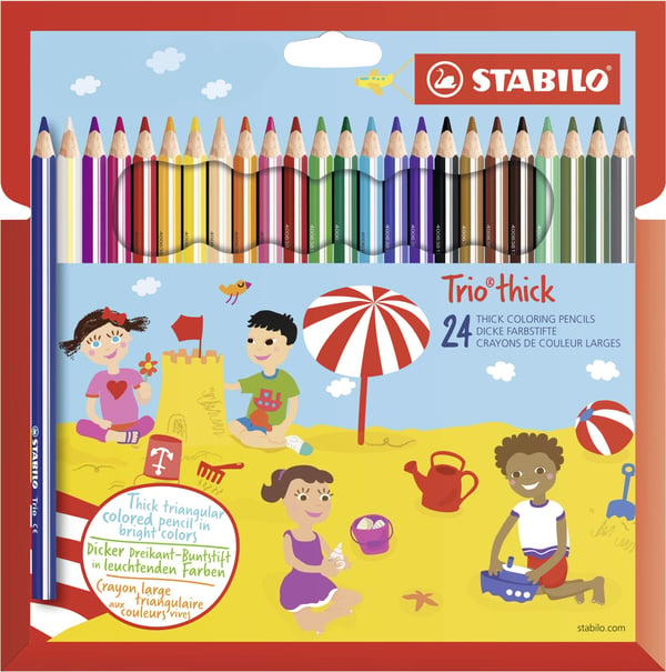 Miniatyrbild 1 av 6: STABILO Trio Thick Multi 24 styck