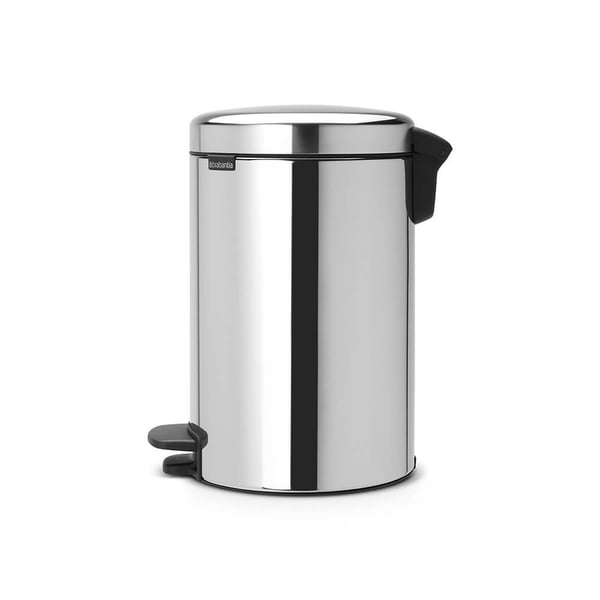 Miniatyrbild 4 av 5: Brabantia 113581 papperkorgar 12 l Rund Rostfritt stål