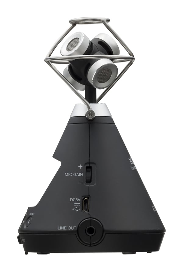Miniatyrbild 6 av 6: Zoom H3-VR digital ljudinspelare 24 bit 96 kHz Svart