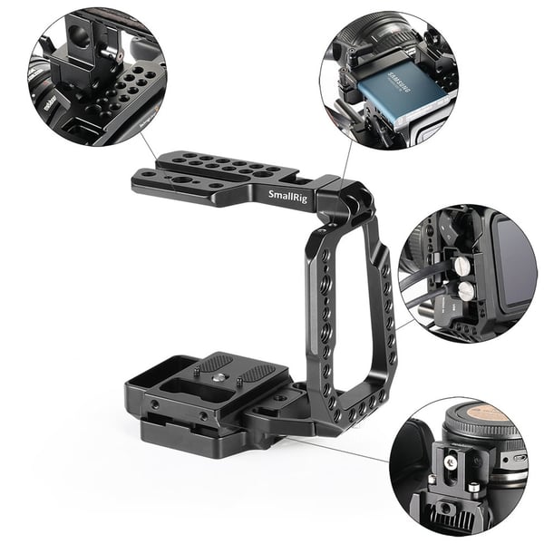 Miniatyrbillede 4 af 8: SmallRig CVB2255 kamera taske Sort