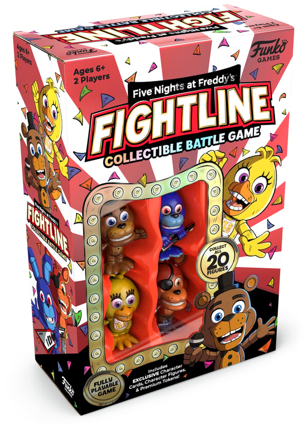 Miniatyrbillede 1 af 3: FUNKO Five Nights At Freddy's Fightline Kortspil Strategi