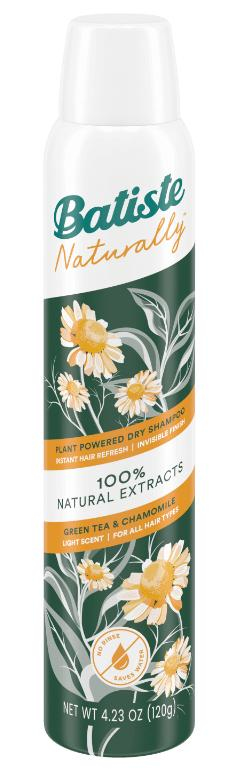 Batiste Light Scent Green Tea & Chamomile 200 ml Tør shampoo Naturlig Kvinder