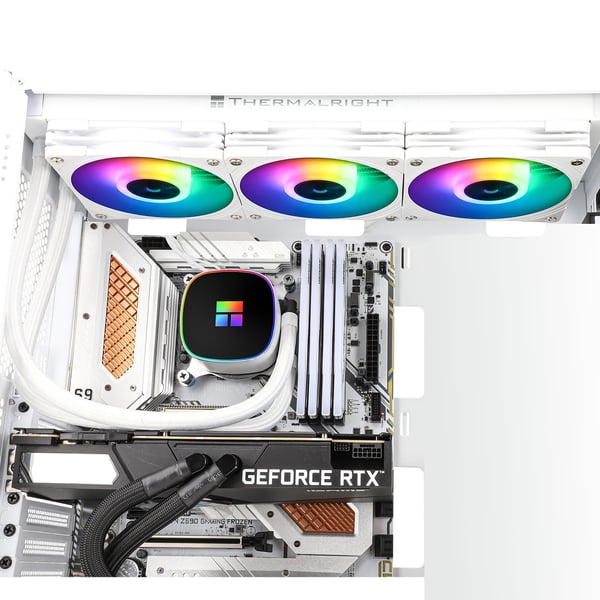 Thermalright FROZEN HORIZON 360 Processor Alt-i-en væskekøler 12 cm Hvid 1 stk