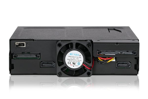Miniatyrbild 10 av 10: Icy Dock MB602SPO-B drive bay-paneler Svart