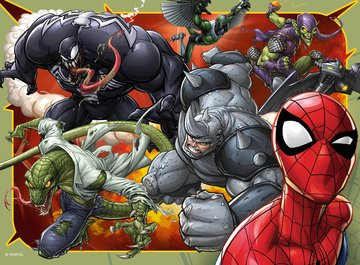 Miniatyrbillede 4 af 5: Ravensburger Spider-Man Puslespil 12 stk Tegnefilm