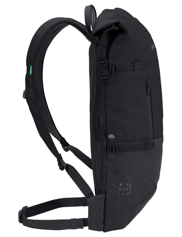 VAUDE CityGo 23 II Daypack reppu Arkireppu Musta Polyesteri, Polyuretaani (PU)