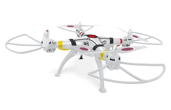 Jamara Payload GPS Altitude 4 rotorer 2700 mAh Hvid