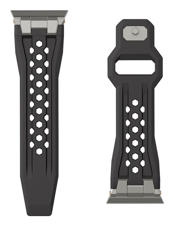 Urban Armor Gear 194158114036 Smart bærbart (wearable) tilbehør Band Sort, Titanium Fluoroelastomer, Gummi Urban Armor Gear 194158114036 Smart bærbart (wearable) tilbehør Band Sort, Titanium Fluoroelastomer, Gummi