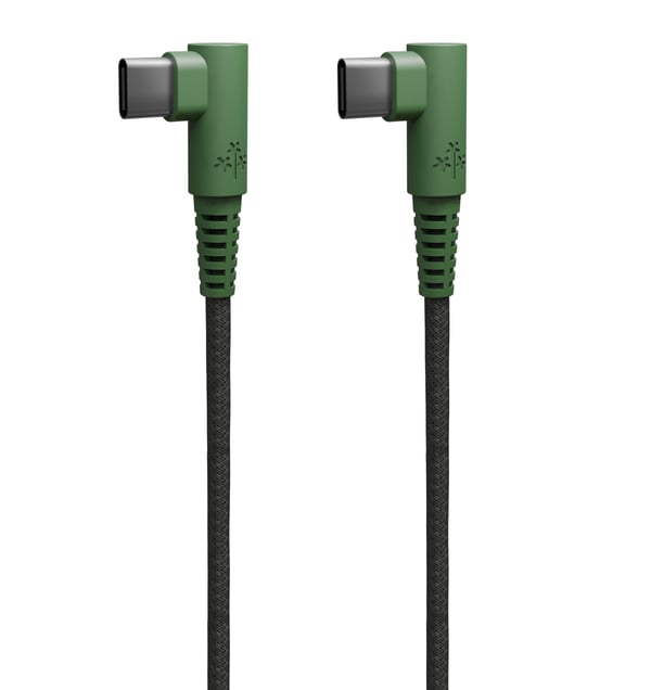 Miniatyrbillede 1 af 3: Hune AT-ACC-CA-363 BOS USB-kabel USB 2.0 1,2 m USB C Grøn