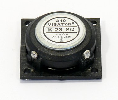 Miniatyrbillede 2 af 2: Visaton K 23 SQ 0,5 W 1 stk Komplet højttalerdriver