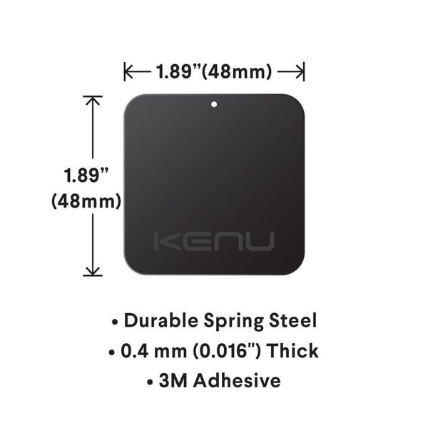 Kenu Airframe Magnetic Passiv holder Mobiltelefon/Smartphone Sort, Hvid