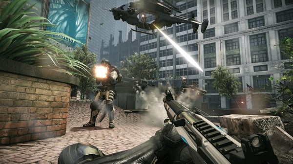 Miniatyrbild 4 av 4: Crytek Crysis Remastered Trilogy Standard PlayStation 4