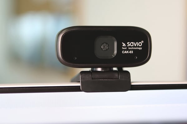 Savio CAK-03 - - farve - 1280 x 720 - audio - USB - AVI webcam 2000000 MP 0 x 0 pixel USB 2.0 Sort