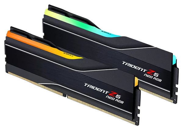 Miniatyrbild 8 av 8: G.Skill Trident Z5 Neo RGB F5-6000J3444F64GX2-TZ5NR RAM-minnen 128 GB 2 x 64 GB DDR5 5600 MT/s 288-pin DIMM