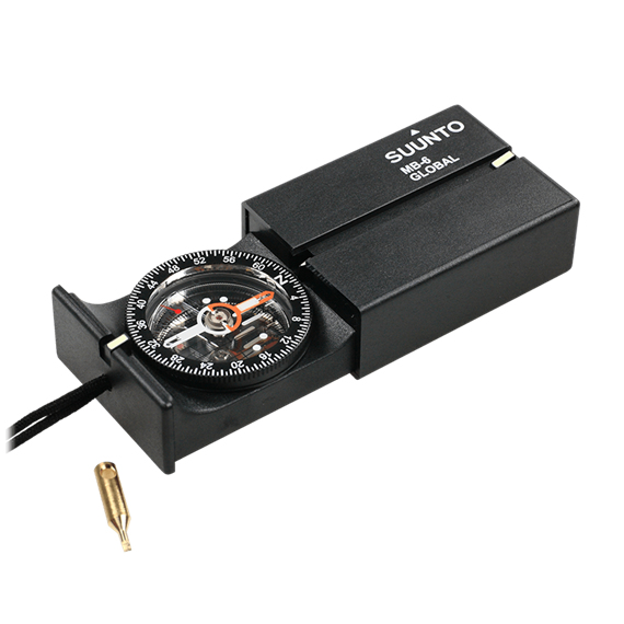 Suunto MB-6 Global Magnetisk navigationskompas Sort