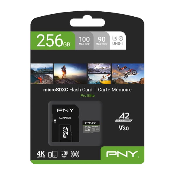 PNY Pro Elite 256 GB MicroSDXC UHS-I Klasse 10