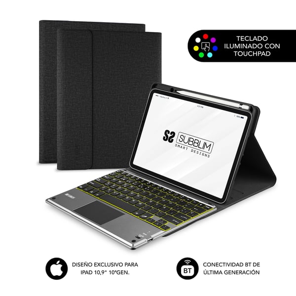 SUBBLIM Funda Tablet KEYTAB ProBT Touchpad Ipad 10,9/11 10a/11a Gen NEGRA SUBBLIM Funda Tablet KEYTAB ProBT Touchpad Ipad 10,9/11 10a/11a Gen NEGRA