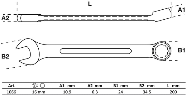 Pikkukuva 5 / 6: BGS technic Combination Spanner