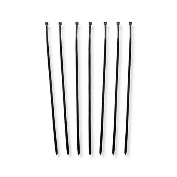 Qoltec 52222 nippuside Tikasmallinen johdinside Nailon Musta 50 kpl