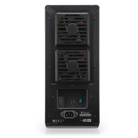 Miniatyrbillede 4 af 4: Fantec QB-X8US3R disk array Sort