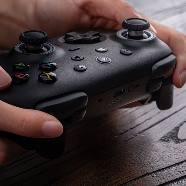 Miniatyrbild 6 av 7: 8Bitdo Ultimate 2 Wireless Svart Bluetooth/RF/USB Spelplatta Analog / Digital Android, MAC, PC