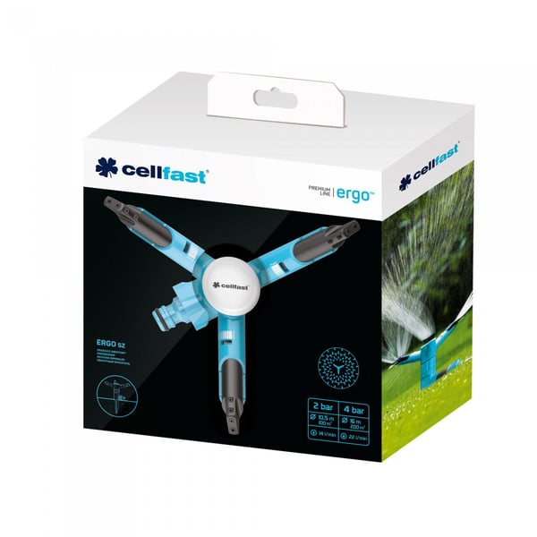 CELLFAST 53-415 Kääntyvä sadetin Sininen