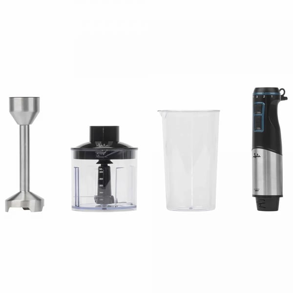 JATA JEBT1791 mixer 0,7 l Stavmixer 1500 W Svart, Rostfritt stål