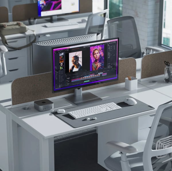 Miniatyrbillede 7 af 8: ALOGIC 27C5KPDT computerskærm 68,6 cm (27") 5120 x 2880 pixel 5K Ultra HD LED Berøringsskærm Multibruger Sort, Sølv