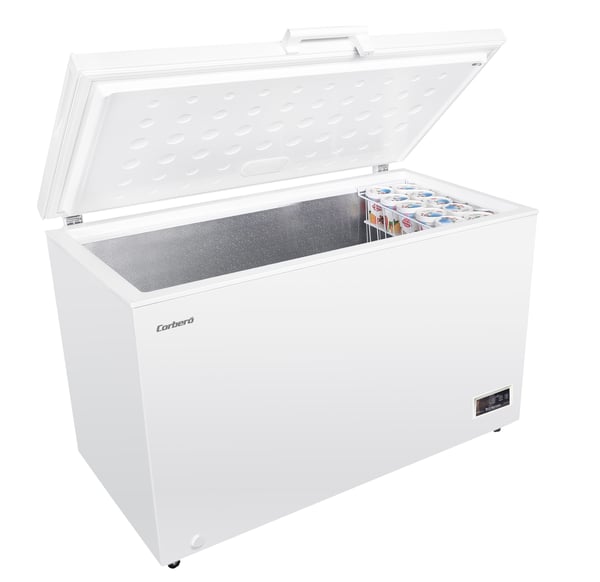 Miniatyrbillede 3 af 3: Corbero CCHH40024E fryser Kummefryser Fritstående 371 L Hvid