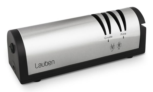 Lauben LBKSMKS4700SA veitsenteroitin Sähkökäyttöinen veitsenteroitin Musta, Ruostumaton teräs