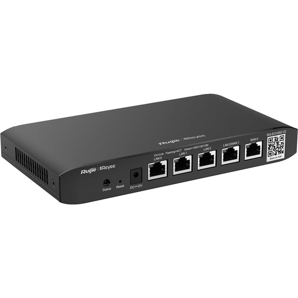 Ruijie Networks RG-EG105G-V2 kabelforbundet router Gigabit Ethernet Sort
