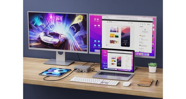 LMP USB4 SuperDock 2 40000 Mbit/s Grå