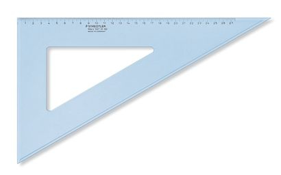 Staedtler Mars 567 Bordlineal 310 mm Plast Blå, Transparent 1 stk