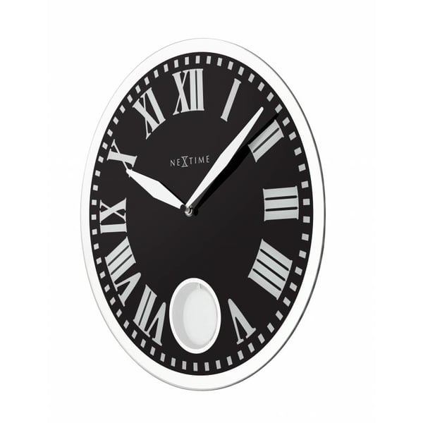 Miniatyrbild 5 av 12: NeXtime 8161 vägg- och bordsklocka Quarts-klocka Circel Svart, Vit