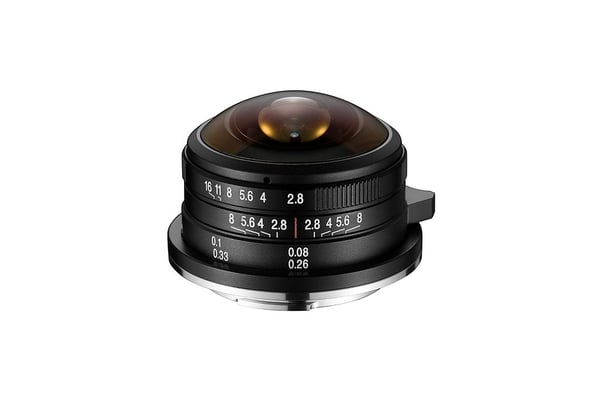 Miniatyrbillede 5 af 5: Laowa 4mm f/2.8 Fisheye MILC Vidvinkellinse Sort