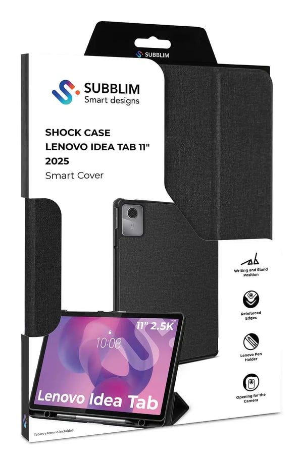 SUBBLIM SUBCST-5SC160 taulutietokoneen suojakotelo 27,9 cm (11") Folio-kotelo Musta SUBBLIM SUBCST-5SC160 taulutietokoneen suojakotelo 27,9 cm (11") Folio-kotelo Musta