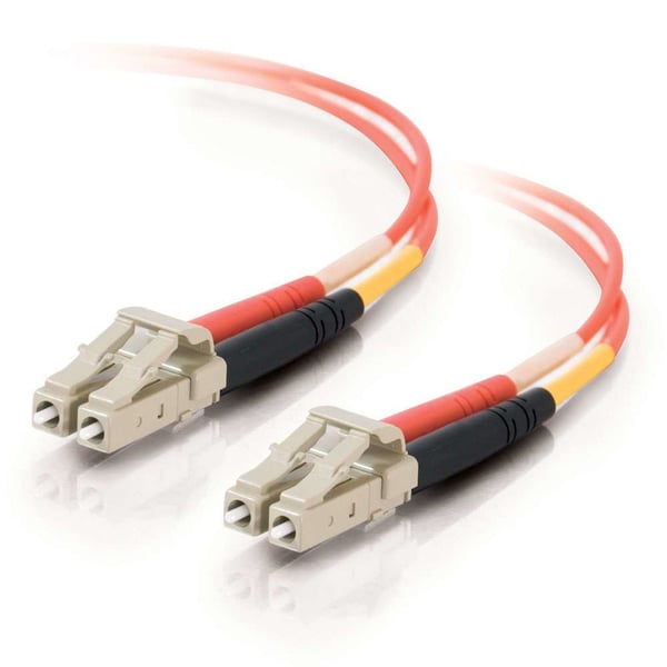 C2G 10m LC/LC LSZH Duplex 50/125 Multimode Fibre Patch Cable InfiniBand og fiberoptisk kabel Orange