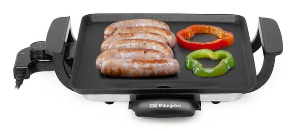 Orbegozo TBC 1028 elektrisk grill Fritstående 2000 W Sort