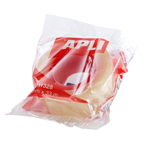 Miniatyrbild 1 av 3: APLI 12533 Papperstejp 33 m Transparent