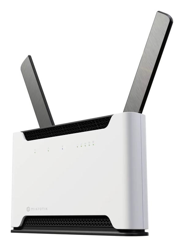 Miniatyrbillede 2 af 2: Mikrotik Chateau LTE7 ax trådløs router Gigabit Ethernet Dual-band (2,4 GHz / 5 GHz) 4G Sort, Hvid