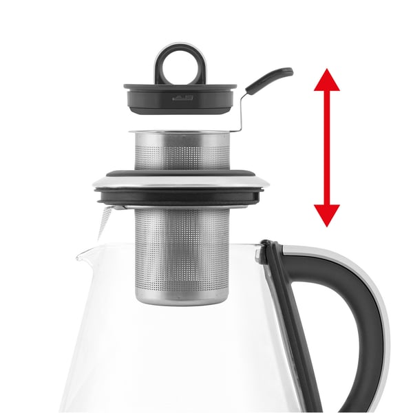 Riviera & Bar BTH450 vedenkeitin 0,8 L 800 W Ruostumaton teräs, Musta