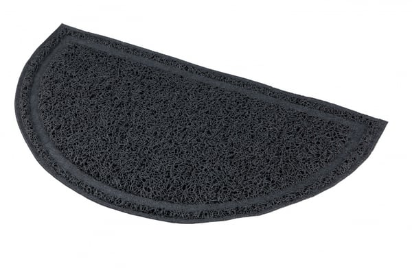 TRIXIE 40385 måtte til kattebakker Halvkreds PVC Anthracit