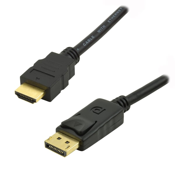 MCL 3m DisplayPort/HDMI Svart