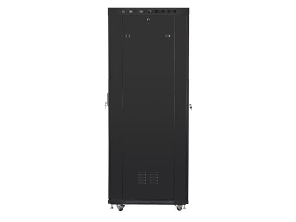 Lanberg FF01-8042-12BL stativ 42U Fritstående reol Sort