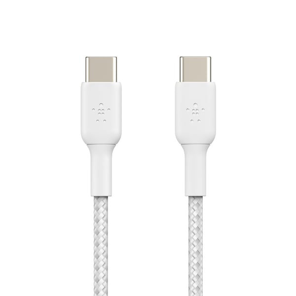 Belkin CAB004BT2MWH2PK USB-kablar USB 2.0 2 m USB C 0,48 Gbit/s 60 W Vit Belkin CAB004BT2MWH2PK USB-kablar USB 2.0 2 m USB C 0,48 Gbit/s 60 W Vit