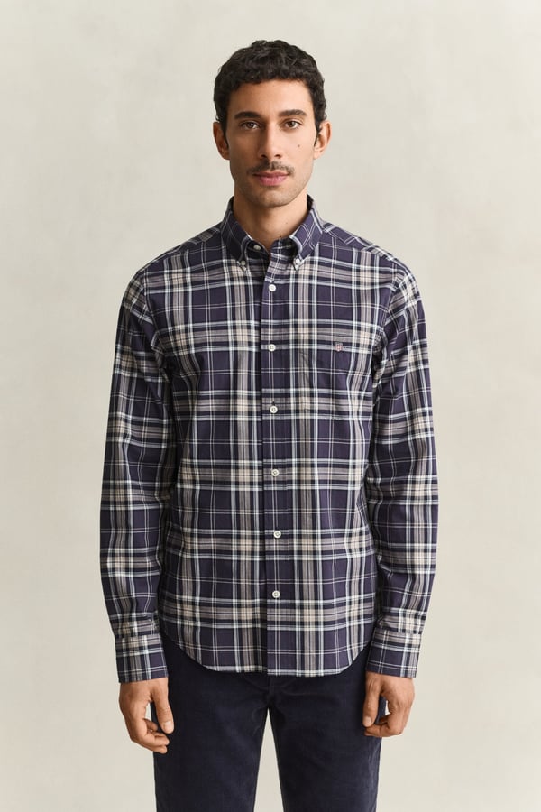 Gant 3263001-251 Skjorta Button down-krage Långärmad Bomull