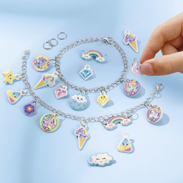 Totum Unicorn Puffy Charm Bracelets