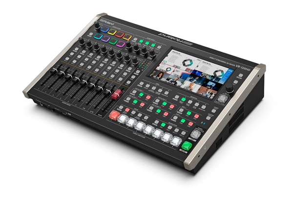 Miniatyrbillede 3 af 15: Roland VR-120HD audio mixer 42 kanaler Sort