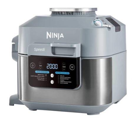 Ninja ON400DE frituregryde Enkelt 5,7 L Enkeltstående 1760 W Varmluftsteger Grå Ninja ON400DE frituregryde Enkelt 5,7 L Enkeltstående 1760 W Varmluftsteger Grå
