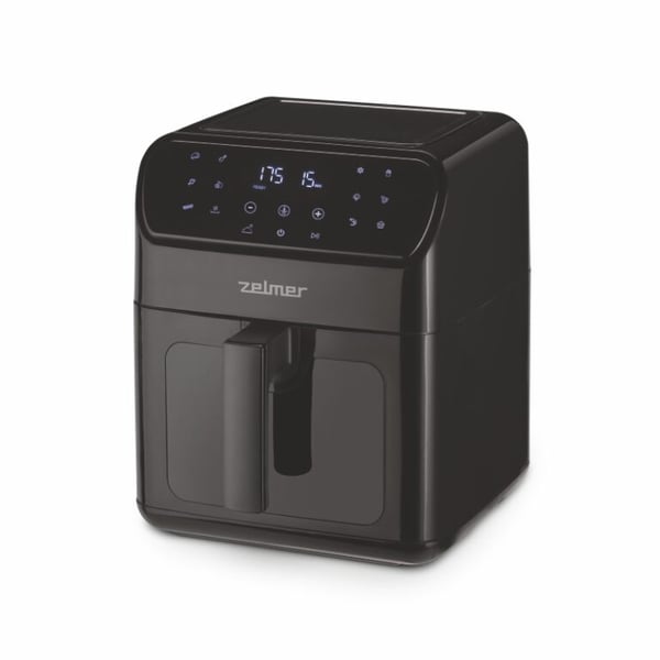 Miniatyrbillede 8 af 12: Zelmer ZAF6500 frituregryde Enkelt 6,5 L 1500 W Varmluftsteger Sort